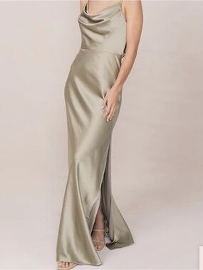 Revelry Silver Sage Nadia Dress
